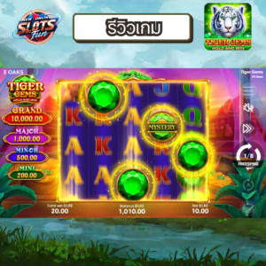 รีวิว Tiger Gems Hold and Win – เสือมงคลแตกไว ลุ้นโบนัสได้จริง รีวิวเกม Tiger Gems Hold and Win จาก Creative Gaming บนเว็บ สล็อต