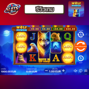 รีวิว Wolf Power Hold and Win – สล็อตแตกบ่อยพร้อมฟีเจอร์พลังหมาป่า รีวิวเกม Wolf Power Hold and Win Creative Gaming บนเว็บ New Online Slots Fun
